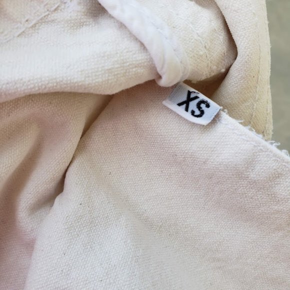 Jesse Kamm Wide Leg Crop Sailor Pants Salt White - Picture 10 of 12